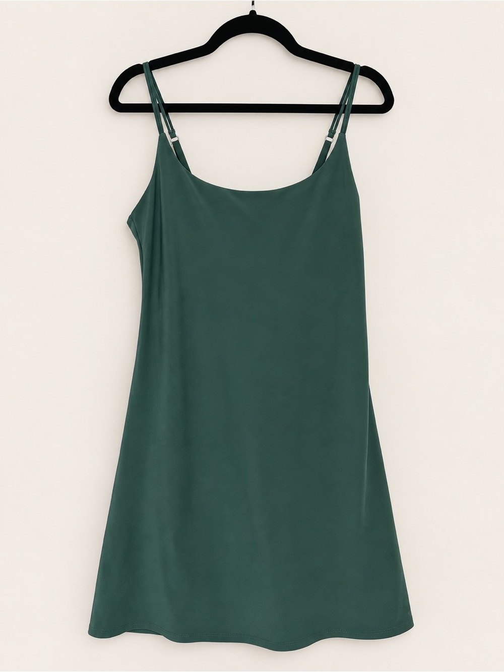 Abercrombie & Fitch Green Athletic Mini Dress Medium Tall MT Adjustable Strap